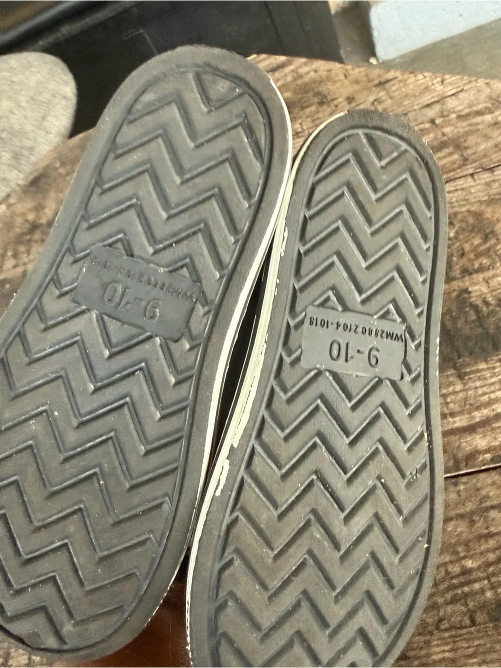 Kids Lightweight Slip-On Star & Hole Detail Shoes in Gray